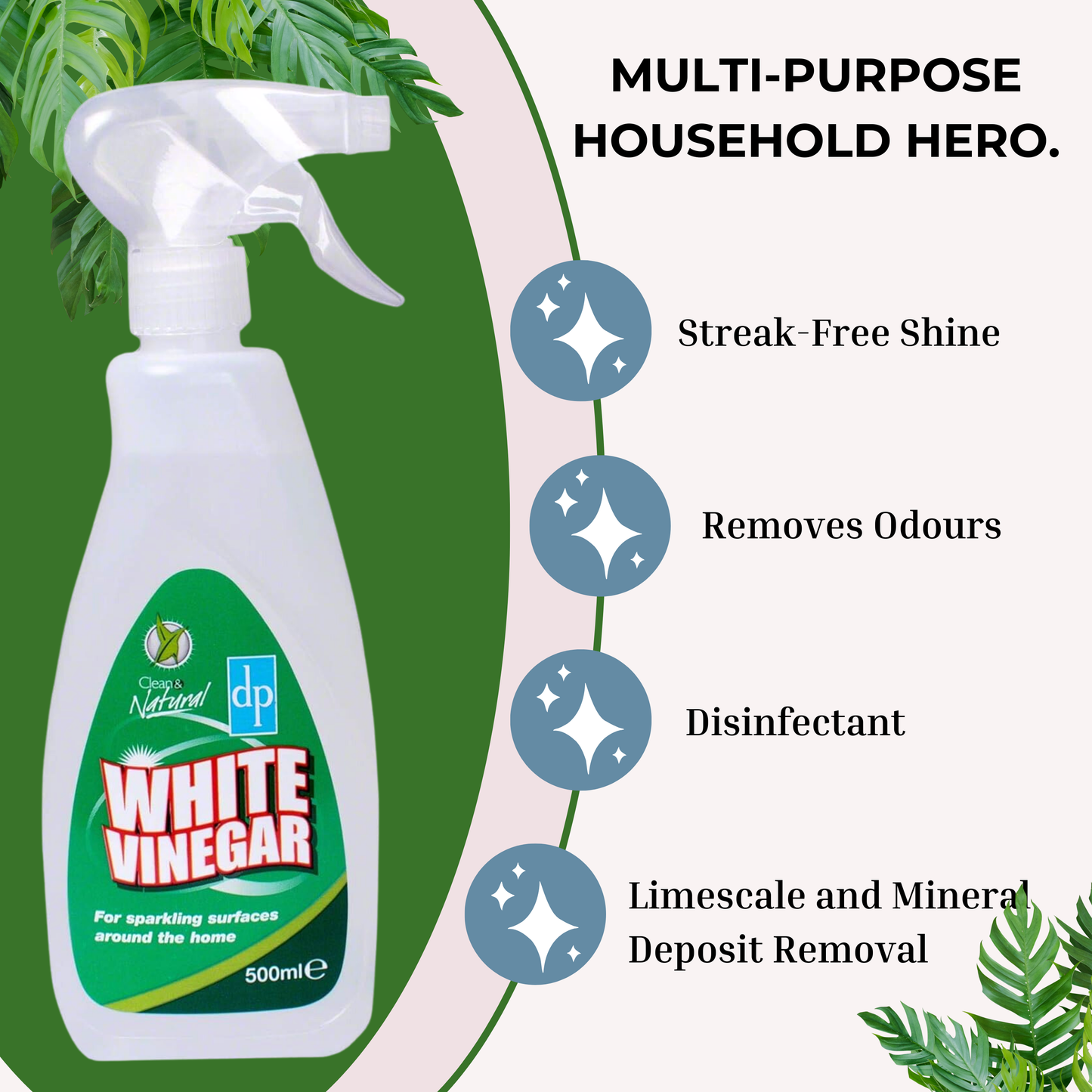 Natural Cleaning Kit - Bicarbonate of Soda & White Vinegar with Tools
