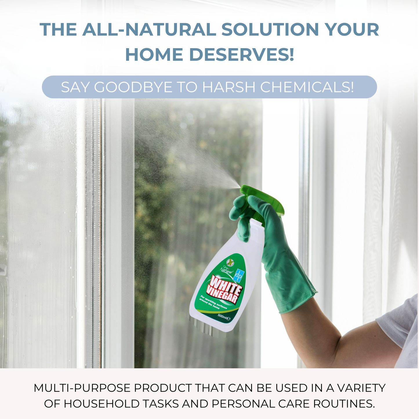 Natural Cleaning Kit - Bicarbonate of Soda & White Vinegar with Tools