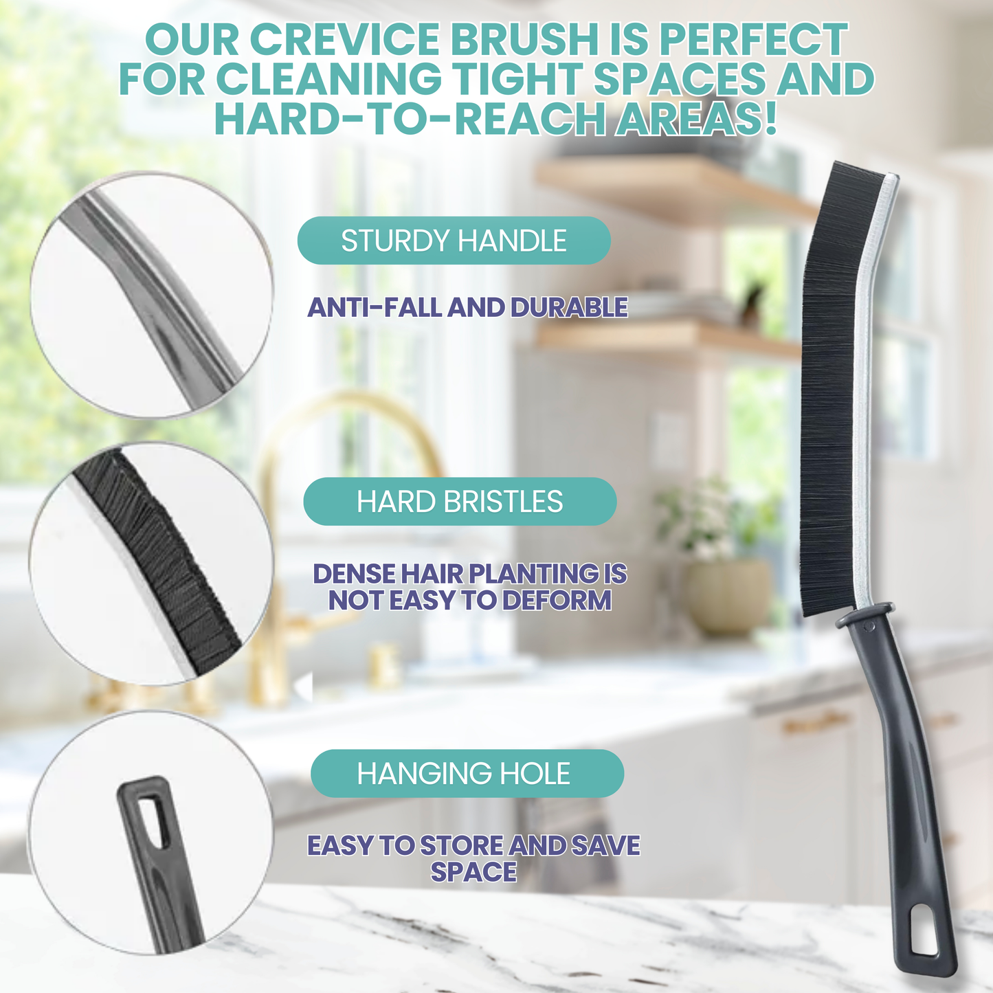 Astonish Zesty Lemon Kitchen Spray Cleaner & Cleaning Tools – 5-Piece Set
