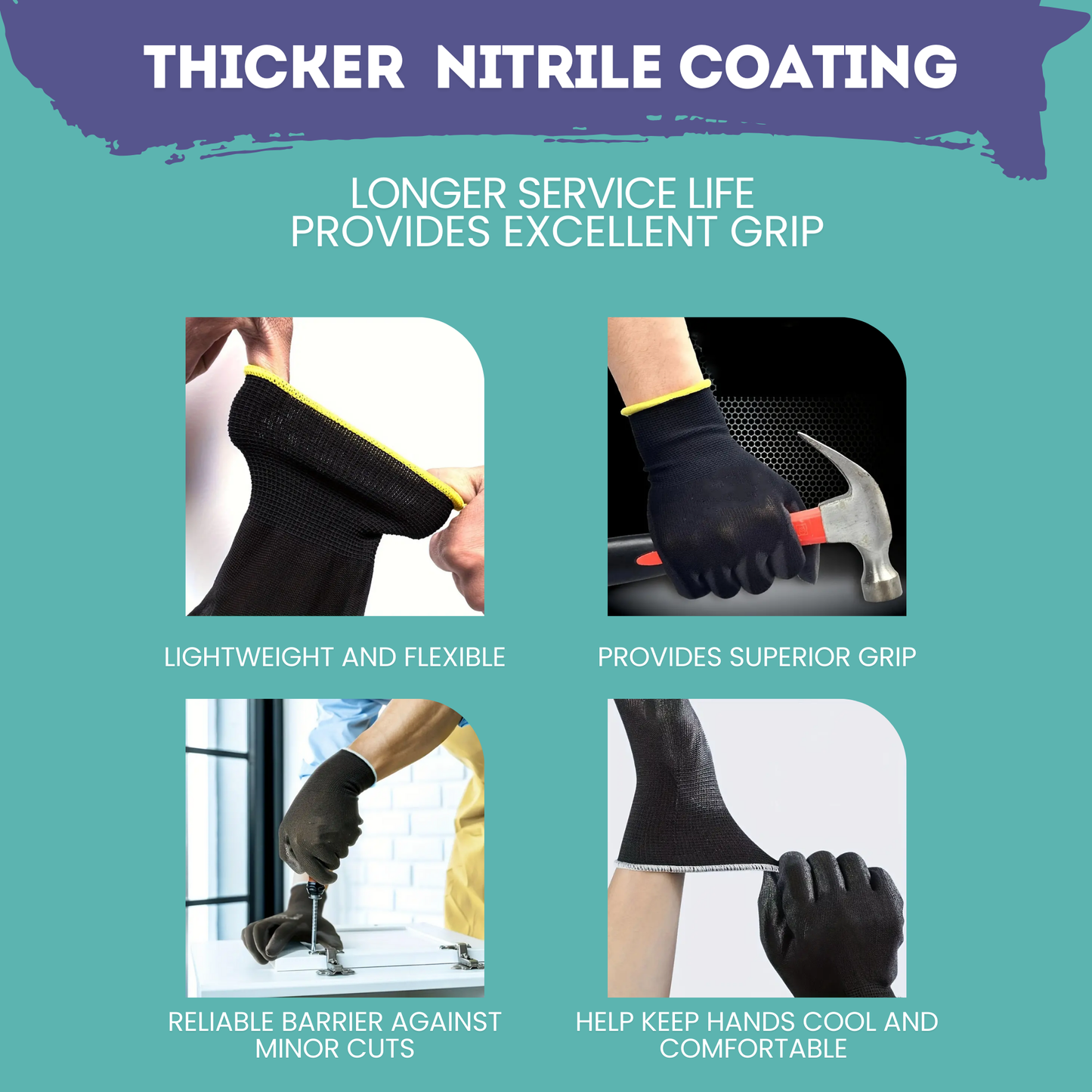 Everbuild Wallpaper Adhesive Kit – Paste Brush, Gloves for Easy Hanging