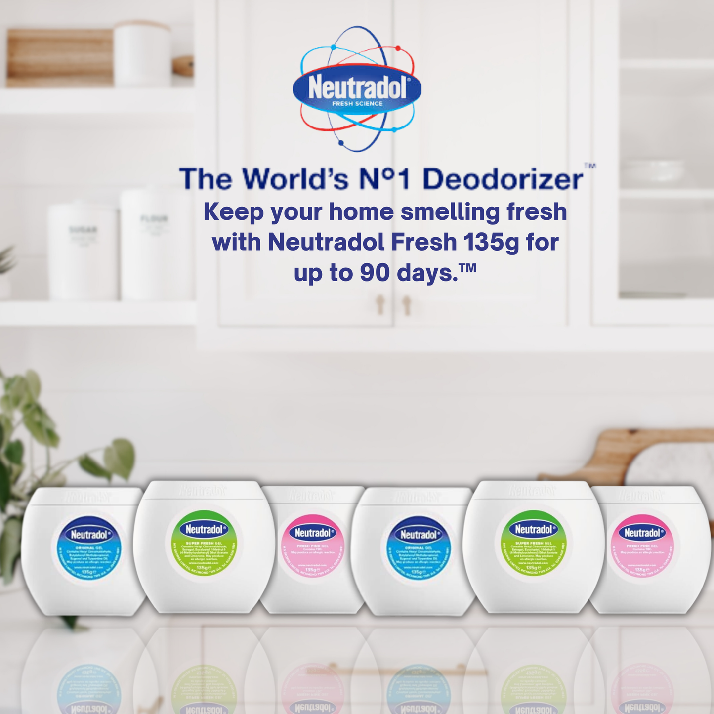 Neutradol Gel Power Orbs 6-Pack & Silicone Drain Protectors | Odour Eliminator & Hair Catcher Bundle
