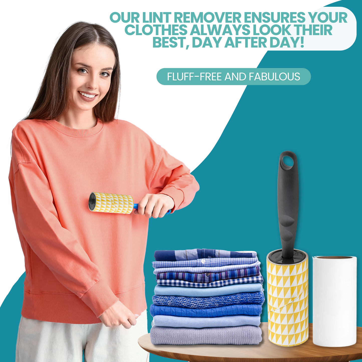 Ultimate Crease Releaser Spray & IKEA Lint Roller – 2x500ml Wrinkle Remover & Pet Hair Remover for Clothes & Bedding