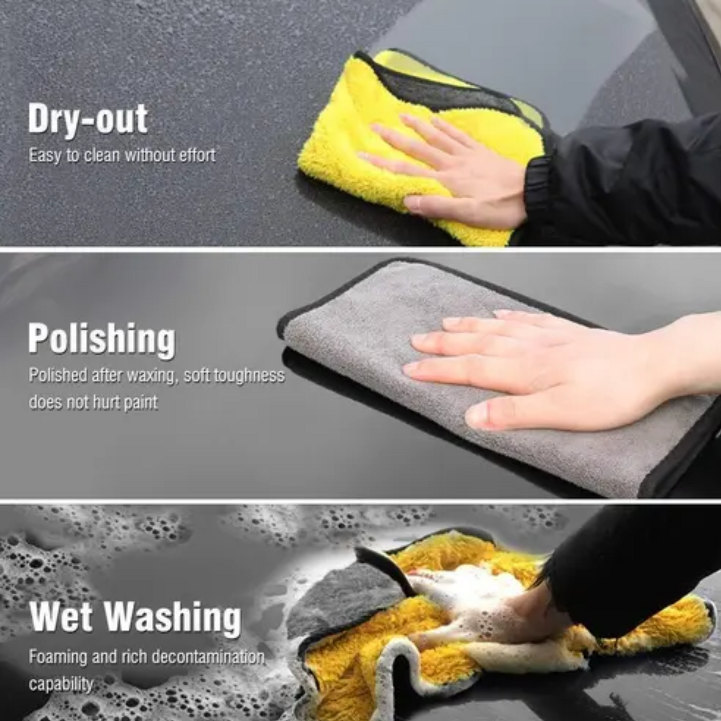 California Scents & Little Trees Air Fresheners | Car Cleaning Kit with Brush & Microfibre Towel